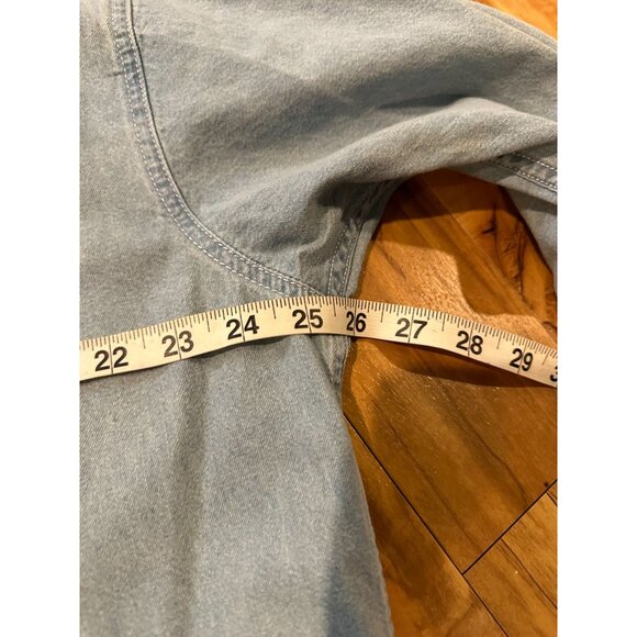 Vintage Lee Sport Chambray Denim Pittsburgh Penguins Shirt – Size Large (233) - Picture 5 of 7